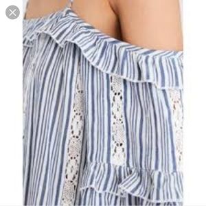 NWT American Eagle Laced Cold Shoulder Top